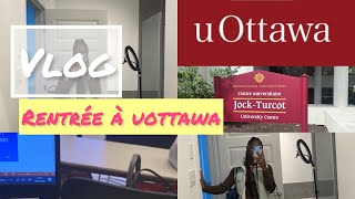 Vlog rentrée UOttawa ￼🇨🇦 Petite journée avec Moi … [upl. by Kcirdahc]