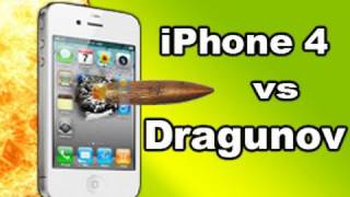 iPhone 4 vs Dragunov Sniper Rifle Tech Assassin RatedRR [upl. by Carma]