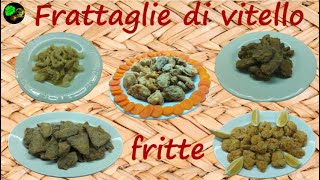 Frattaglie di vitello fritteultima componente del fritto misto piemontese [upl. by Dahsraf948]