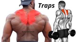 TRAPS WORKOUT top 5 traps exercises at gym  UPPER TRAPS  MIDDDLE TRAPS  LOWER TRAPS [upl. by Adnofal]