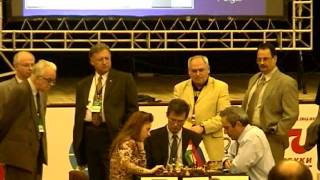 Judit Polgar defeating Kasparov  Russia vs Rest of the World [upl. by Golliner]