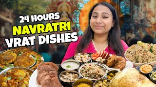 I ate NAVRATRI Special VRAT Food for 24 Hours  Cooking Challenge [upl. by Emmye891]