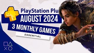 PlayStation Plus Essential August 2024 Monthly Games  PS Plus August 2024 [upl. by Eemak]