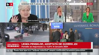 D BARCARI EXPERT PENSII DESPRE LEGEA PENSIILORȘtiri B1TV7 nov 2023 [upl. by Hanauq]