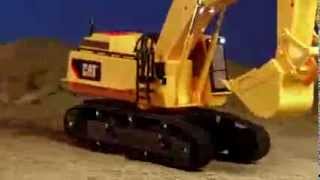 Excavadora CAT a control remoto GIGANTE  Juguetes Premium [upl. by Aihtyc]