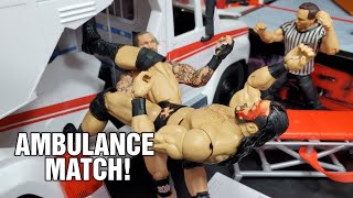 WWE RANDY ORTON VS DREW MCINTYRE AMBULANCE ACTION FIGURE MATCH CLASH OF CHAMPIONS 2020 [upl. by Buhler]