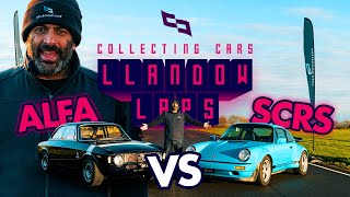 Alfaholics GTAR vs Tuthill Porsche 911 SCRS  Chris Harris Presents Llandow Laps [upl. by Karlow]