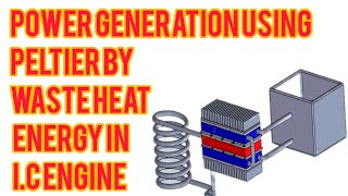 POWER GENERATION USING PELTIER BY WASTE HEAT ENERGY IN IC ENGINE [upl. by Dolloff]