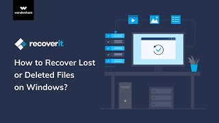 How to Recover Lost or Deleted Data on Windows  Recoverit 85 Tutorial [upl. by Ohnuj]