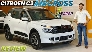 Citroen C3 Aircross Review ✅🔥 l Creta Rival l Citroen C3 Aircross 7 seater review l MRCars [upl. by Anavahs]