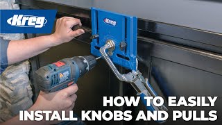 Cabinet Hardware Jig  Easily Install Cabinet Knobs and Pulls [upl. by Leahicm521]