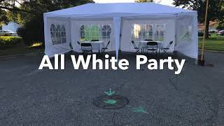 10x20 Canopy Party Tent Decor Setup [upl. by Schug]