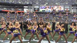 Baltimore Raven Cheerleaders Routine to Sexy and I KnowMPG [upl. by Absa]