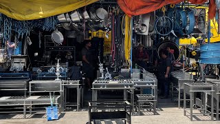 😳 Fabricantes MUEBLES ACERO INOXIDABLE en Mercado LA MERCED  Centro CDMX  Venta desde una pieza [upl. by Gunzburg]