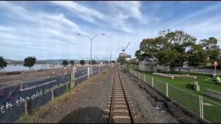 Tauranga to Mt Maunganui  NZ Rail Cab View Real Time [upl. by Shabbir896]