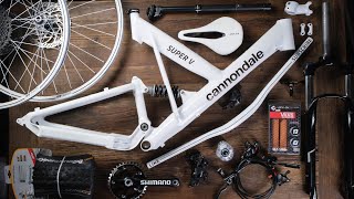 Restoring and modernizing my childhood dream bike The Cannondale Super V [upl. by Eirrej831]