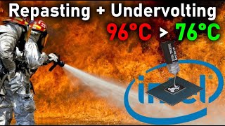 Laptop Thermal Paste Replacement  Undervolting  Repasting Laptop CPU and GPU  Intel  nVidia [upl. by Kopp]