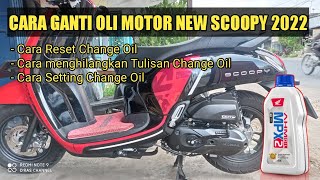 Cara Ganti Oli Motor New Scoopy 2022  Belajar Ganti Oli Motor [upl. by Beacham468]