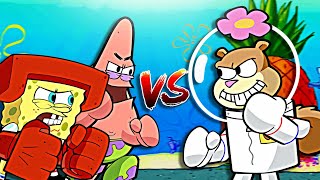 Spongebob and Patrick Vs Sandy In Brawlhalla [upl. by Anirod]