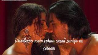 Salaam e ishq with lyrics subtitles [upl. by Buiron498]