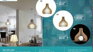 EGLO Lighting Sri Lanka  TINDORI collection pendant design lighting fixtures [upl. by Nospmoht]