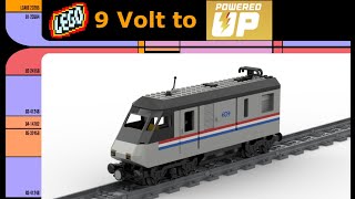 Metroliner Set 10001 Converted to LEGO Powered UP [upl. by Svoboda]