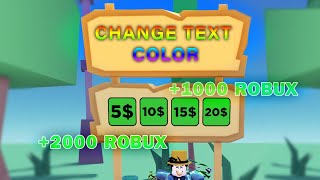 How To Change Text Color In Pls Donate EASY [upl. by Drusie]