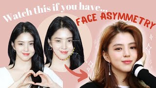 3 Quick Fix for FACE ASYMMETRY amp Uneven Face  MAKEUP HAIR STYLING [upl. by Rhynd]