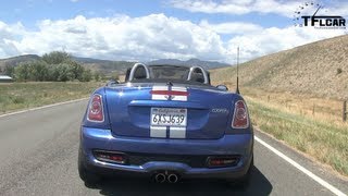 2013 MINI Cooper S Roadster 060 MPH Quick Take Drive amp Review [upl. by Eenyaj]