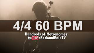 🔴 60 BPM Ian Brit Pop Metronome [upl. by Htebasile]