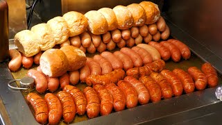 The Sausage Heaven  Traditional German Street Food Stall  Street Food in Berlin Germany [upl. by Atteniuq241]