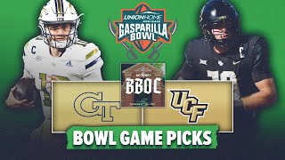 Georgia Tech vs UCF Gasparilla Bowl Picks  College Football Bowl Game Best Bets  BBOC [upl. by Ahseila819]