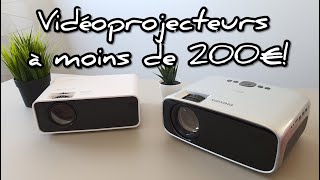 Vidéoprojecteur moins de 200€  Philips NeoPix Prime VS videoprojecteur Wish [upl. by Neeluqcaj305]