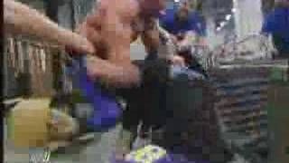 Eddie Guerrero amp Rey Mysterio Brawl [upl. by Solita]