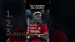 Top 5 deadline day singings 2024 [upl. by Anoyk]