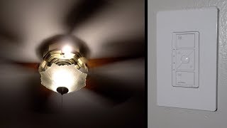 Lutron Caseta Smart Fan Control Review  with HomeKit support [upl. by Brawner718]