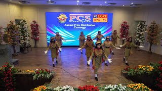 HAMARA PAKISTAN  National Song Performance School Tablo BY PCS SCHOOL SYSTEM ANNUAL FUNCTION 2023 [upl. by Nashom637]