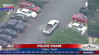 SUSPECT GETS AWAY After Tense Police Chase in Dallas Texas FNN [upl. by Trevor]