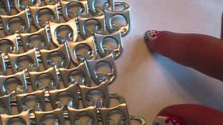 DIY Pop Tab Chain Mail [upl. by Schluter]