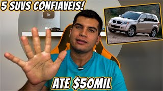 5 SUV CONFIÁVEIS E INDESTRUTÍVEIS QUE CUSTAM ATÉ 50 MIL [upl. by Aserahs402]