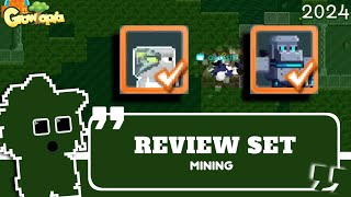 Review Set Untuk Mining Captain Laserhawks Eye  Mining Mech   Growtopia Indonesia [upl. by Satterlee]