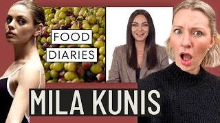 Dietitian Reviews Mila Kunis’ Diet Food Freedom or Ballerina Portions [upl. by Schild62]