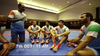 A day in the life of the Indian Kabaddi Team Matchday Ready [upl. by Lleda953]