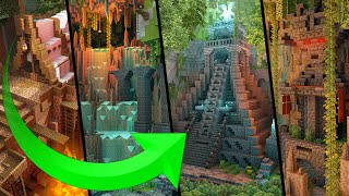 Minecraft 118 EPIC Lush Cave Transformation [upl. by Eifos]