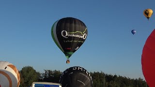 luchtballonnen klaarmaken en opstijgen in stekene op 30 juli 2024 [upl. by Erimahs]