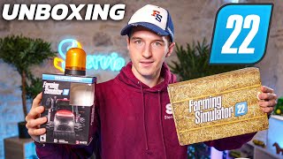 UNBOXING DU PACK COLLECTOR DE FARMING SIMULATOR 22 Test Gyrophare [upl. by Zeta]