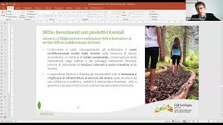 Webinar LEADER 20232027  SRD11 Investimenti non produttivi forestali [upl. by Welcher]