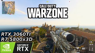 Warzone 3  RTX 3060TI R7 5800x3D  Fortunes Keep  1080P [upl. by Anitak]