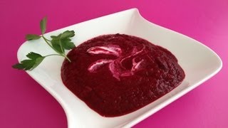 Rote Beete Suppe Rezept Rote Beete selber machen mit einfachKochen [upl. by Ttelrahc784]