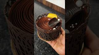 Chocolate truffle mini cake😲 decoration ideas minicake shorts ytshorts viralvideo trendingcake [upl. by Darken266]